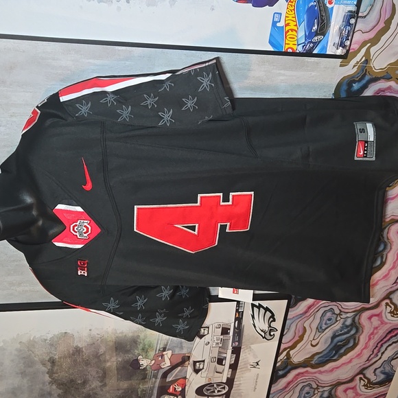 2XL Ohio State Buckeyes #4 Smith Black Alternate Jersey - Picture 2 of 8
